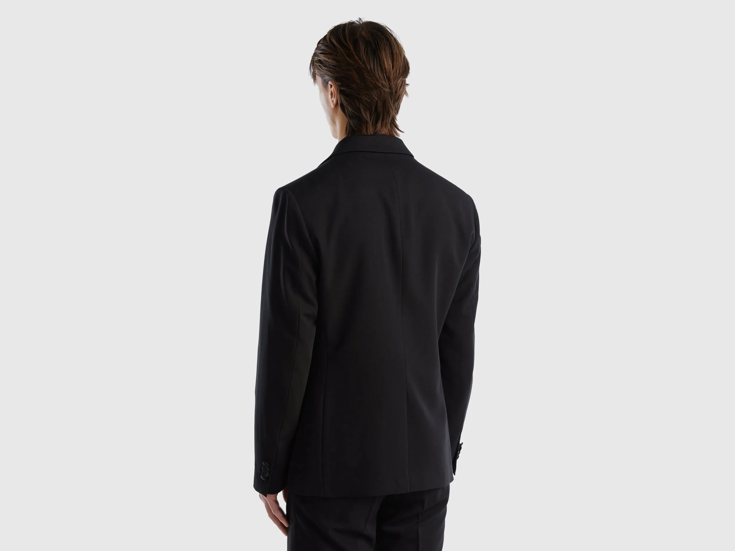 Men's Regular Fit Lapel Collar Jacket