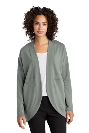 Mercer Mettle Women's Stretch Open-Front Cardigan MM3015 Gusty Grey