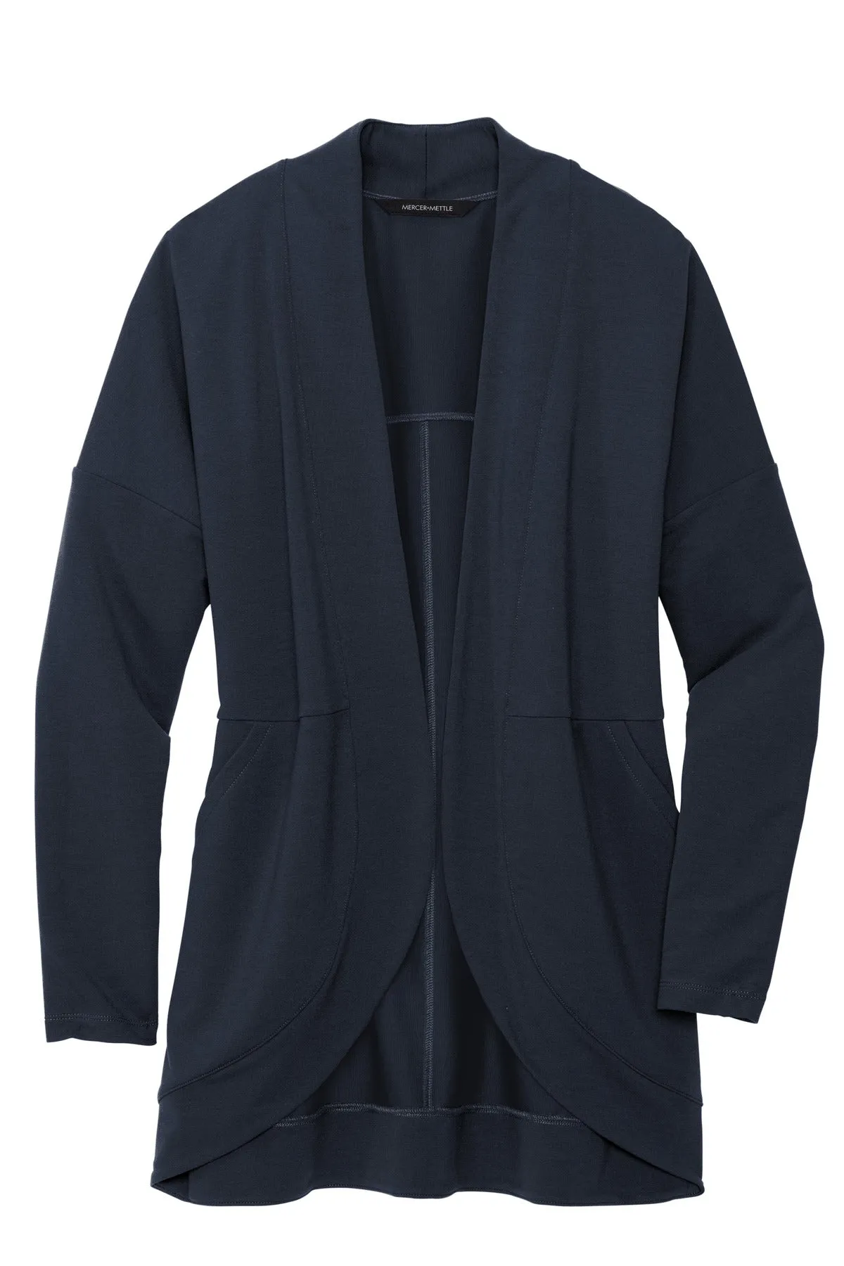 Mercer Mettle Women's Stretch Open-Front Cardigan MM3015 Night Navy