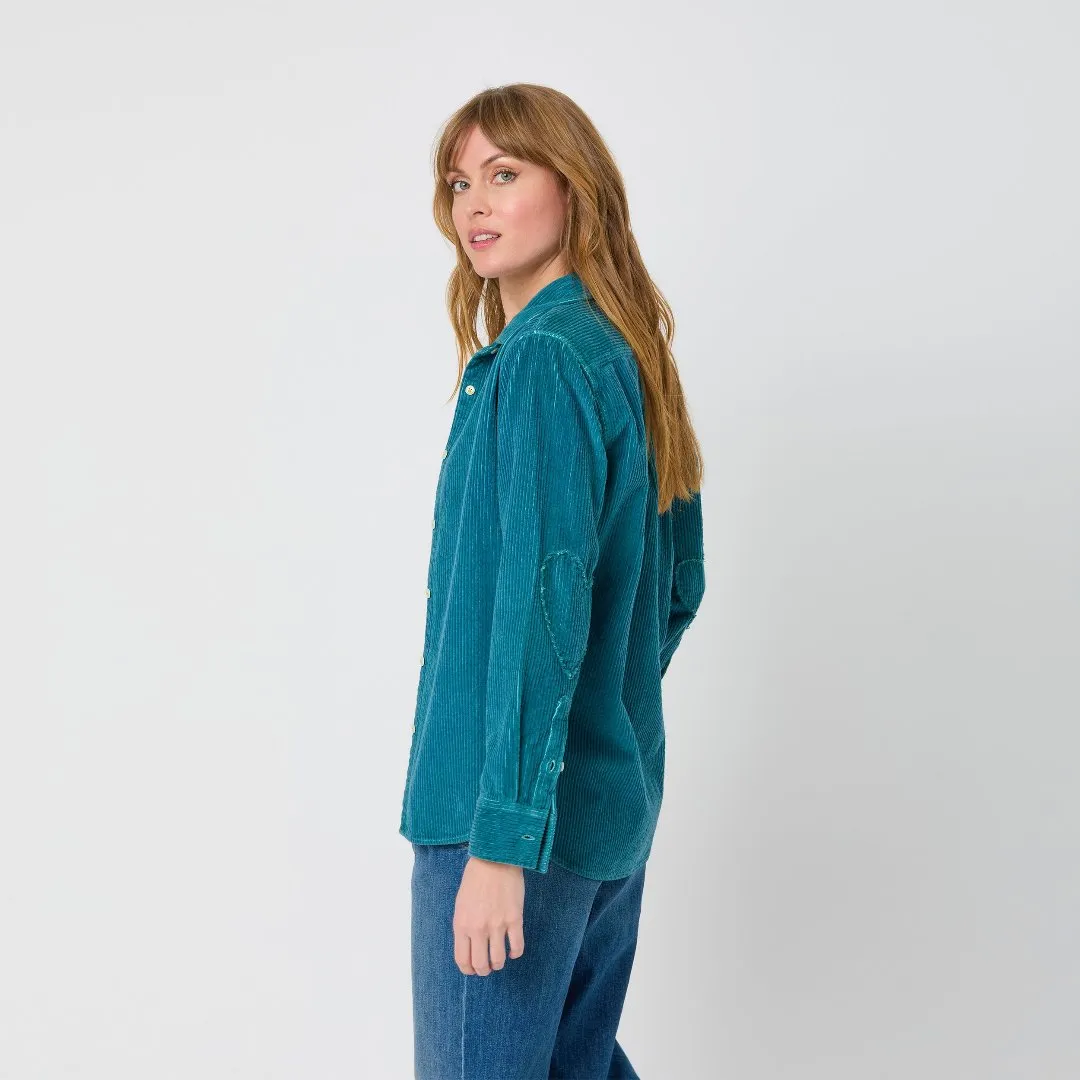 Mia Imperfect Heart Corduroy Shirt