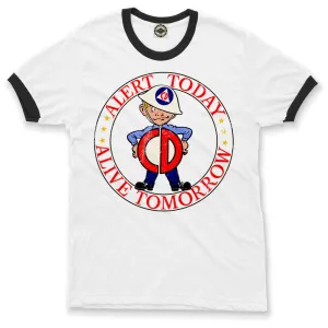 Mister Civil Defense Men's Ringer Tee