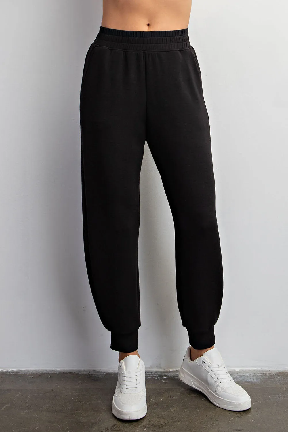 MODAL POLY SPAN FULL LENGTH JOGGER PANT