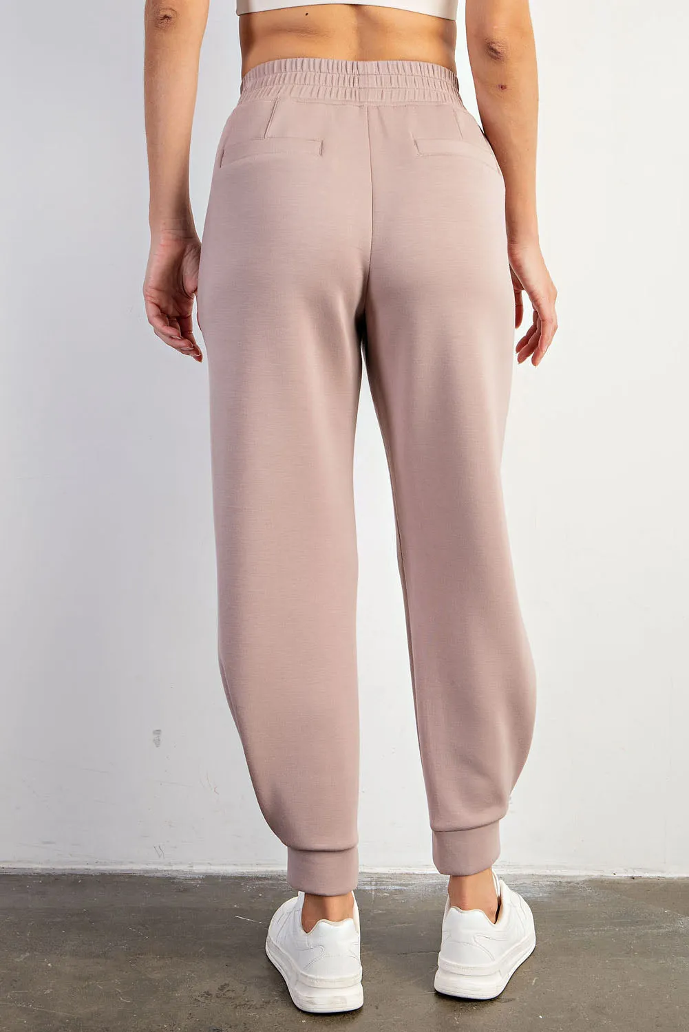 MODAL POLY SPAN FULL LENGTH JOGGER PANT