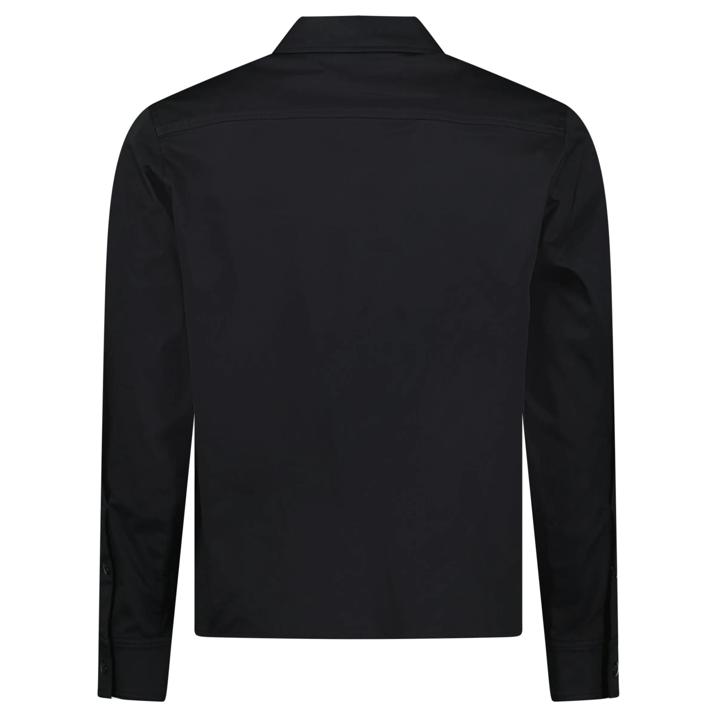 MONCLER LOGO OVERSHIRT JACKET BLACK