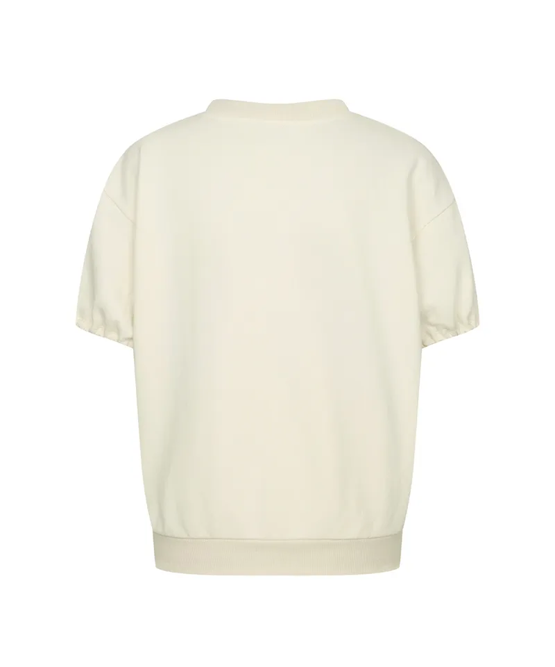 Monday Flow Volume Women's Sleeve Jersey Top - Light Beige