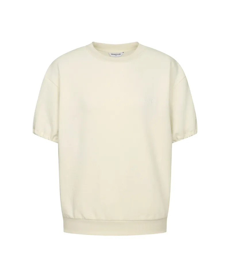 Monday Flow Volume Women's Sleeve Jersey Top - Light Beige