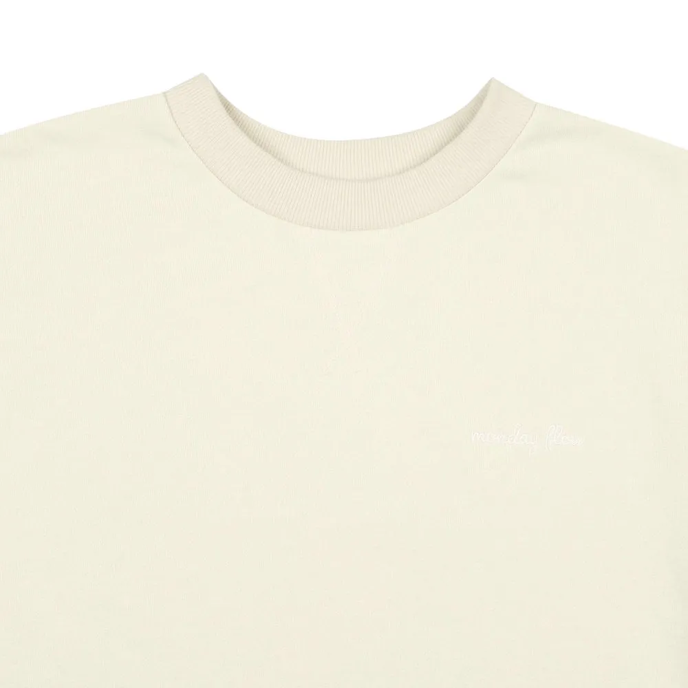 Monday Flow Volume Women's Sleeve Jersey Top - Light Beige