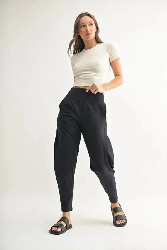MONO B Flowbarrel High Waist Active Pants