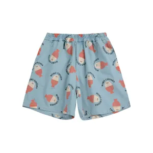 Morning Egg All Over Woven Bermuda Shorts