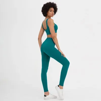 Move Like Diva Women's Seamless Sports Suits Set