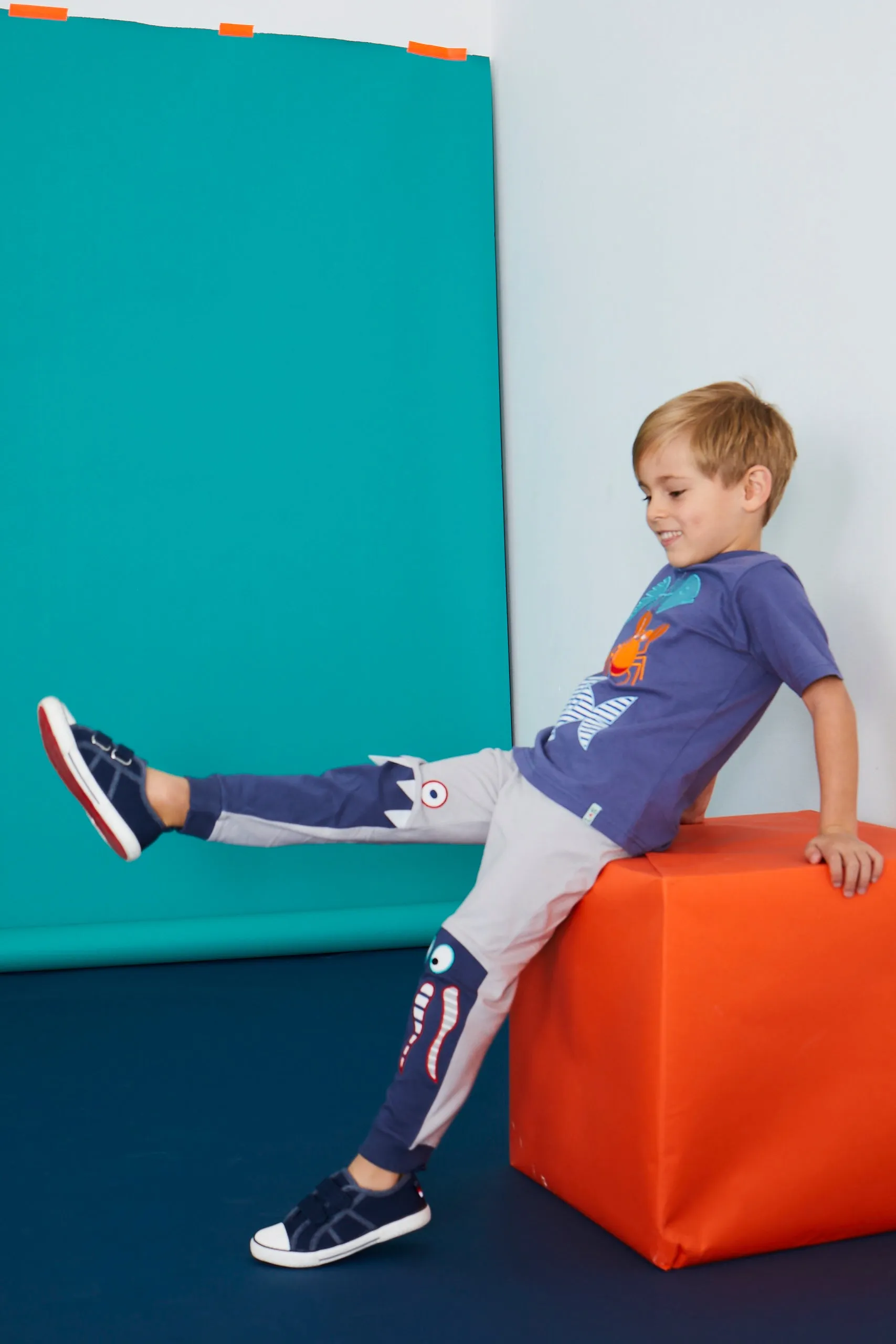 Multicoloured Animal Applique Joggers