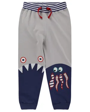 Multicoloured Animal Applique Joggers