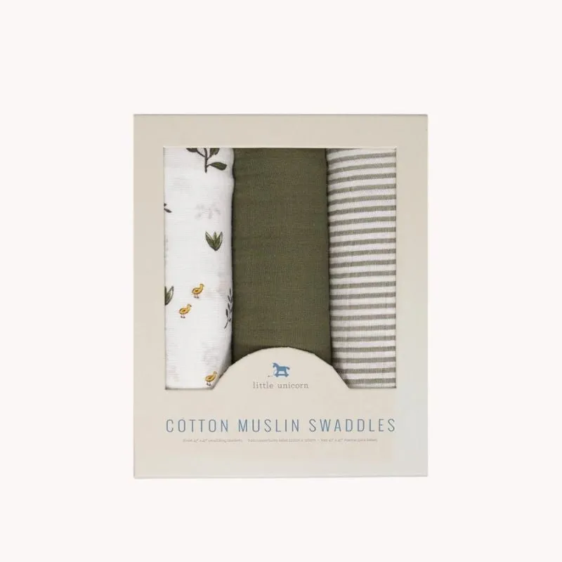 Muslin Swaddle - 3 Pack