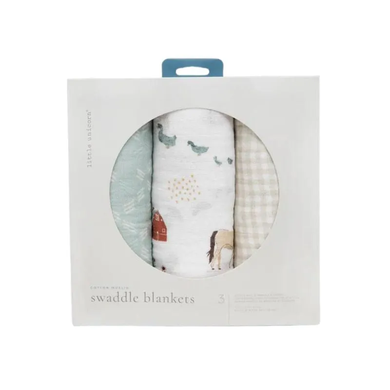 Muslin Swaddle - 3 Pack