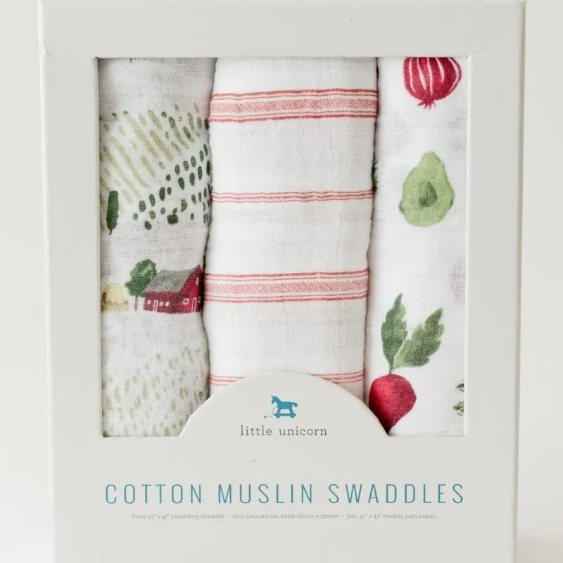 Muslin Swaddle - 3 Pack
