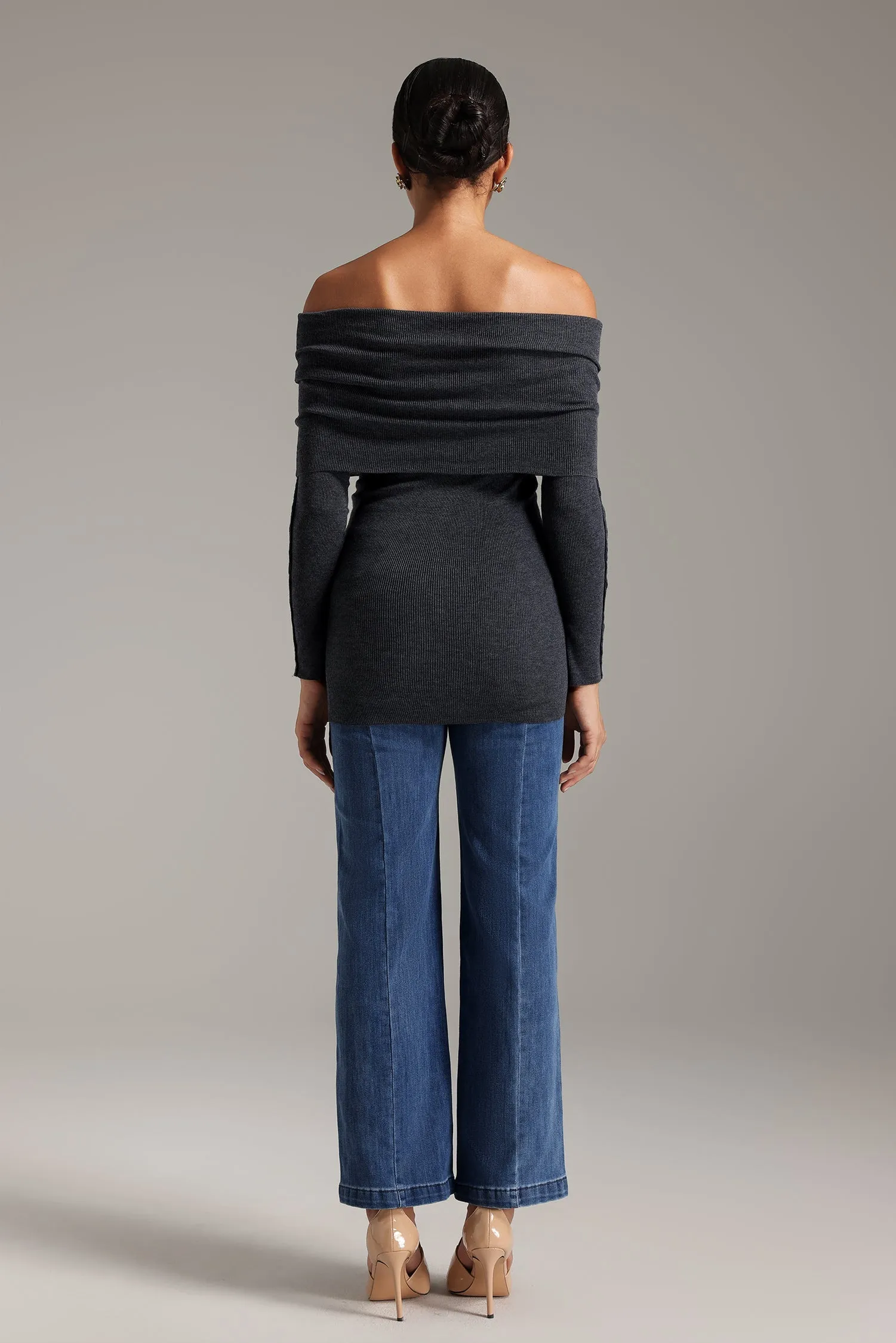 Nettie Off-Shoulder Knitted Top