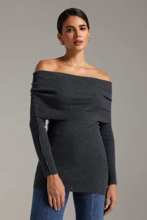 Nettie Off-Shoulder Knitted Top