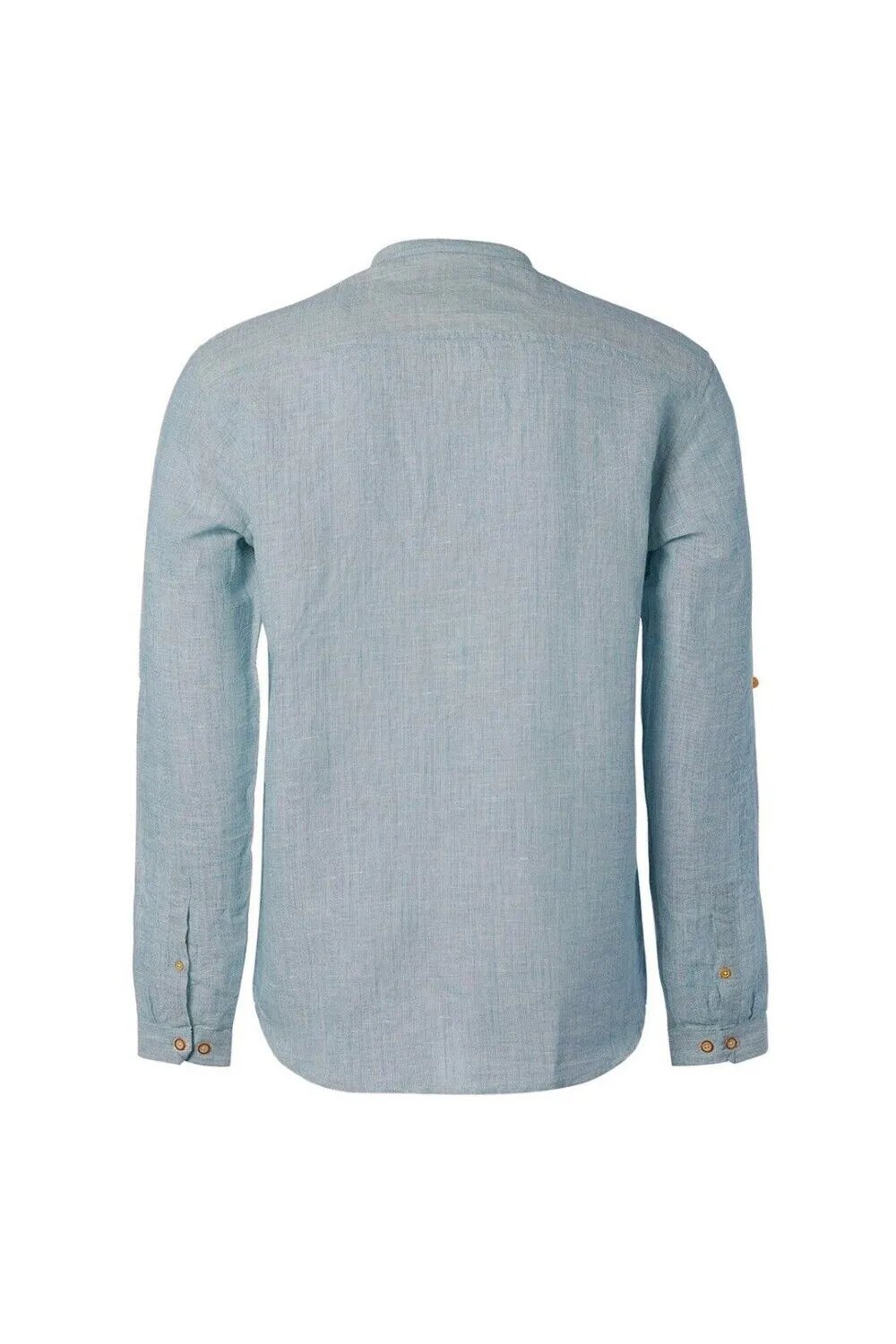 NO EXCESS GRANDAD COLLAR L/S LINEN BLEND L/S SHIRT 19450211SN