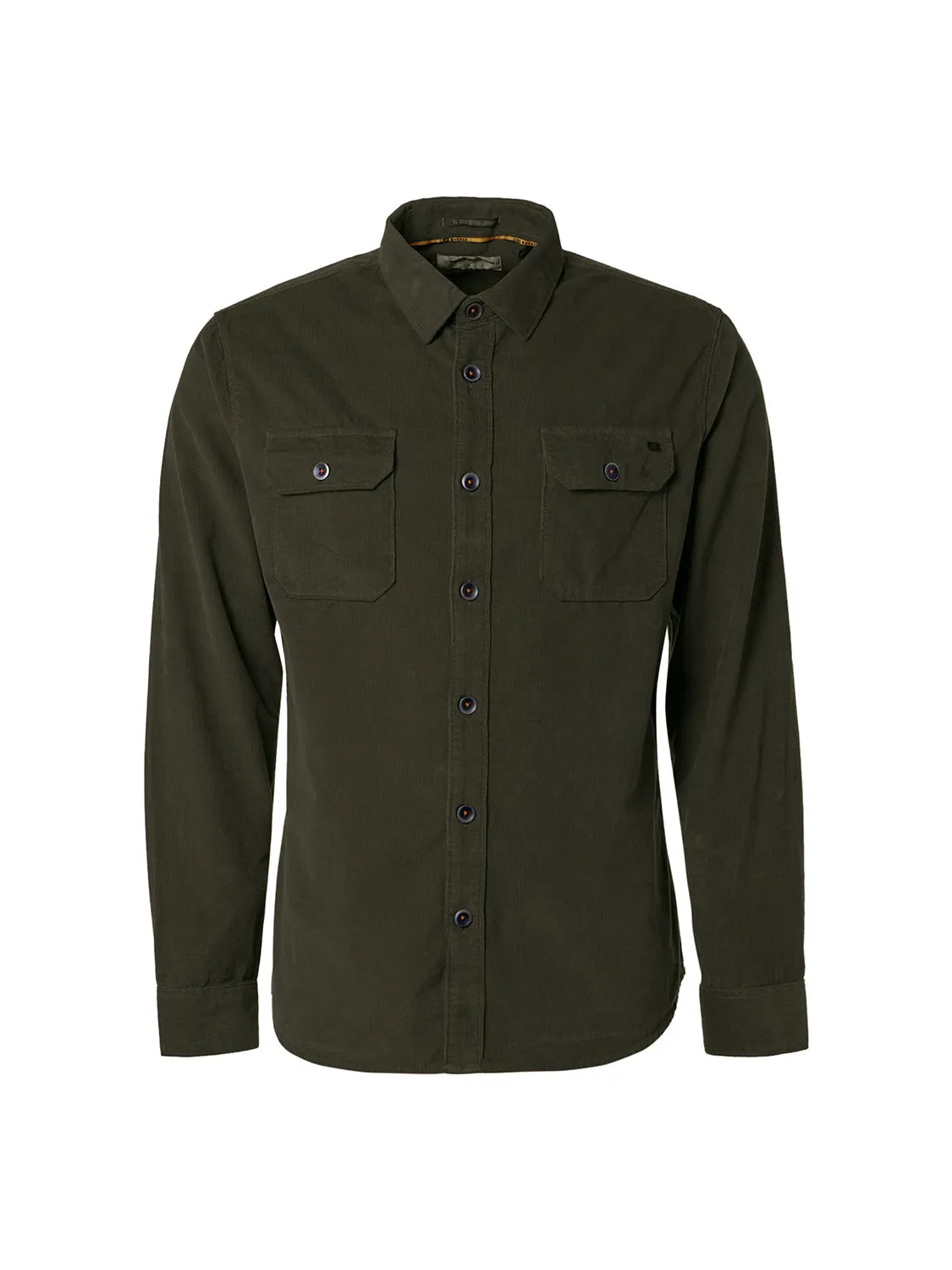 NO EXCESS SOLID CORDUROY 2 POCKET L/S SHIRT 21430837SN
