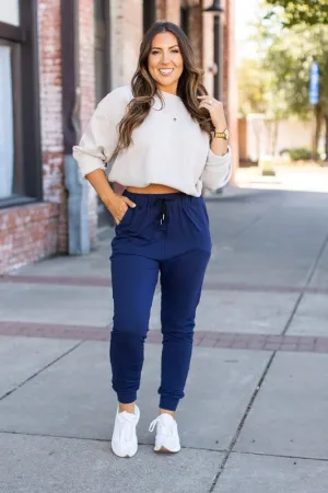 Nora Navy Lounge Jogger