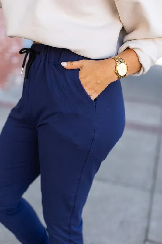 Nora Navy Lounge Jogger