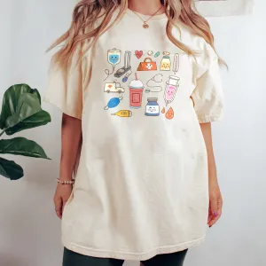Nurse T-shirt, For Work Cute Nurse Shirt Nurse t-shirt Tshirt RN Nurse Shirt Registered Nurse Shirt Nursing School