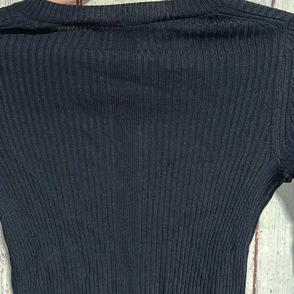 NWT Everlane The Ribbed Cropped Cardigan