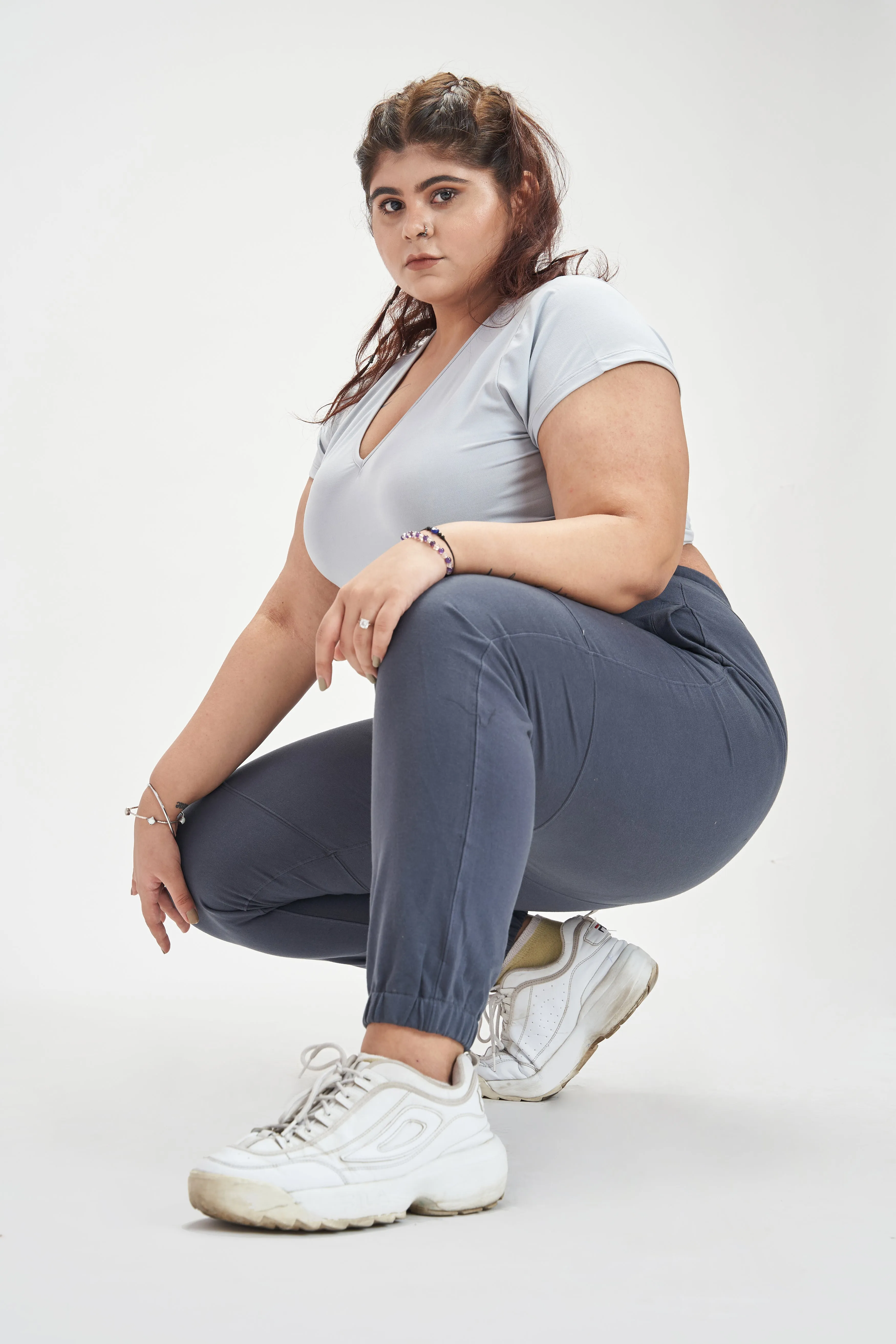 Off Duty Joggers: Dark Grey