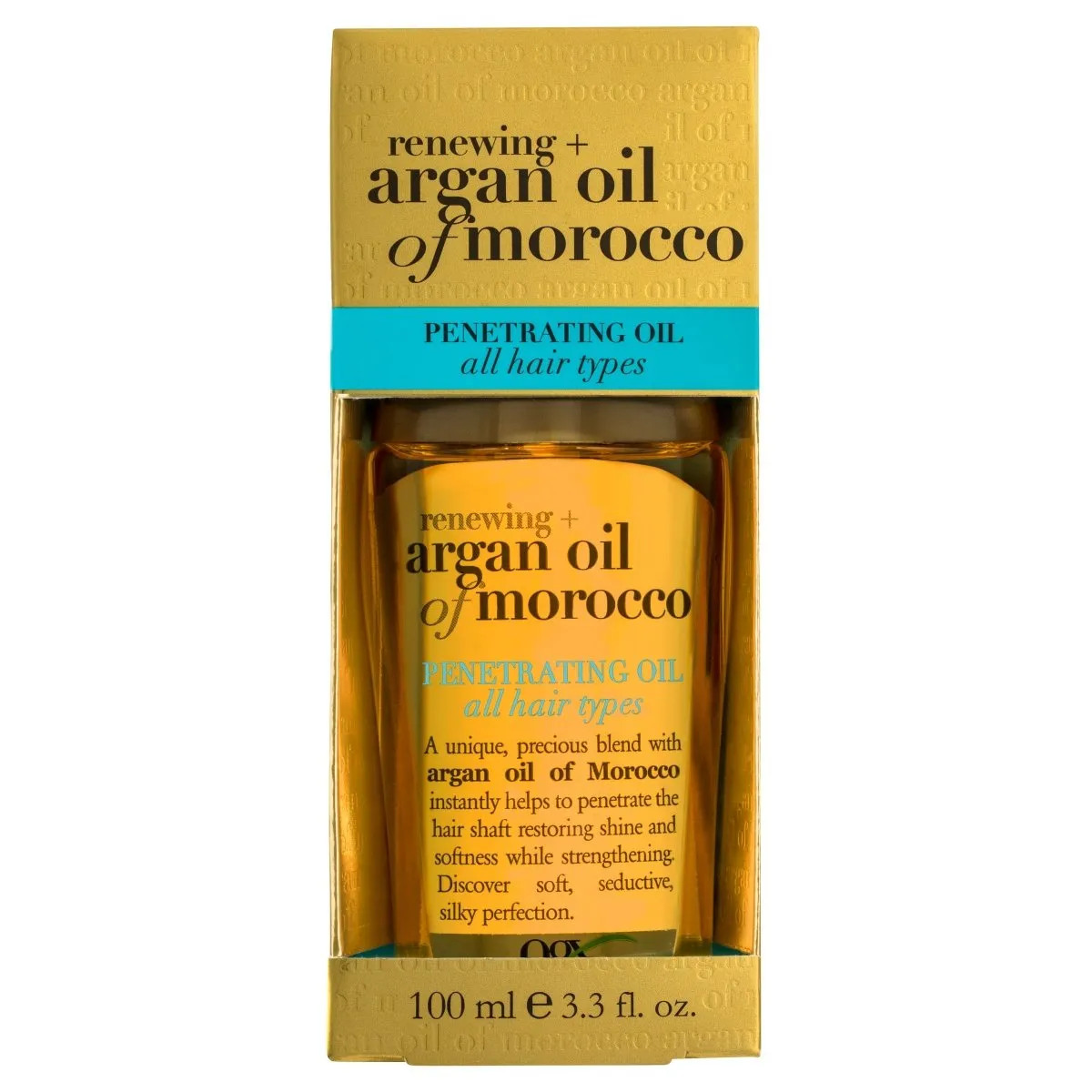 OGX Renewing   Hydrating & Shine Argan Oil of Morocco Penetrating Oil For Dry & Heat Styled Hair 100mL