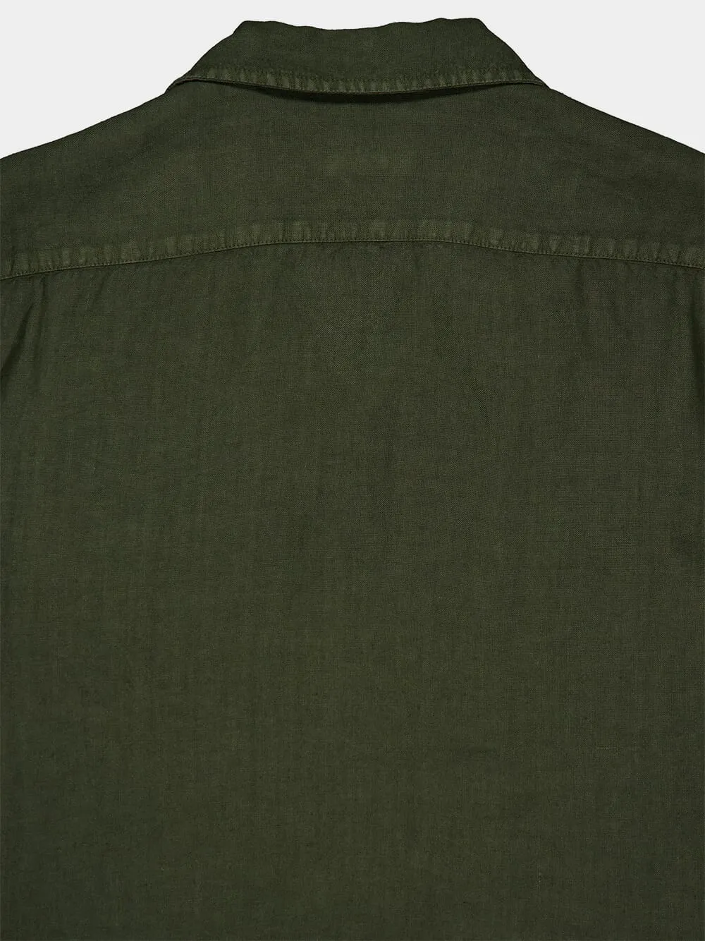 Olive Linen Shirt