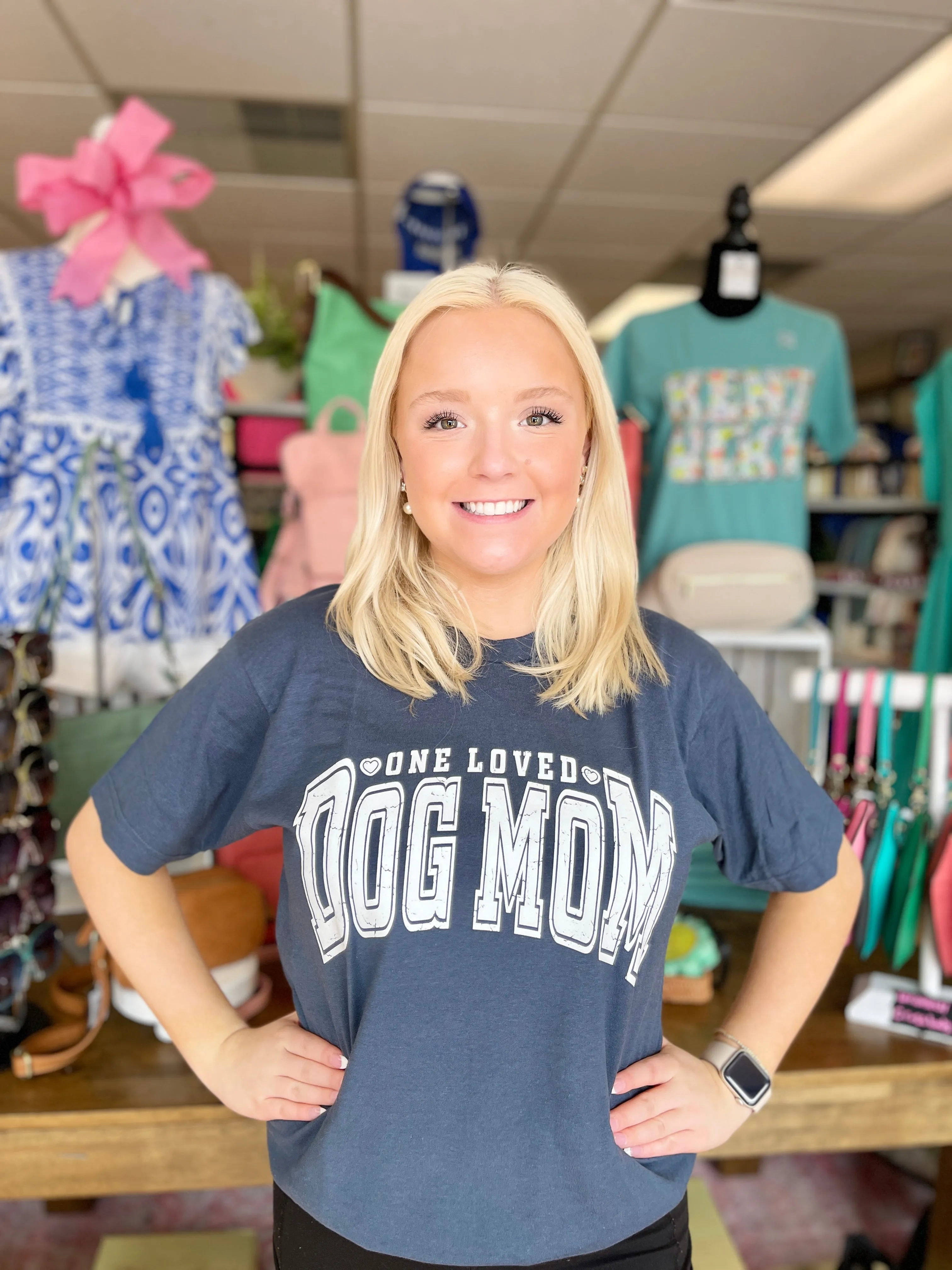 One Loved Dog Mom Unisex Tee