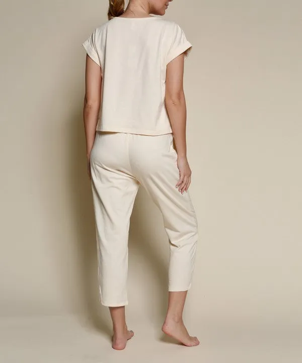 Organic Hemp Lounge Set – Brushed Soft Inside