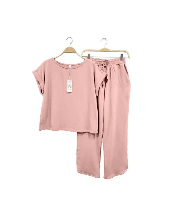 Organic Hemp Lounge Set – Brushed Soft Inside