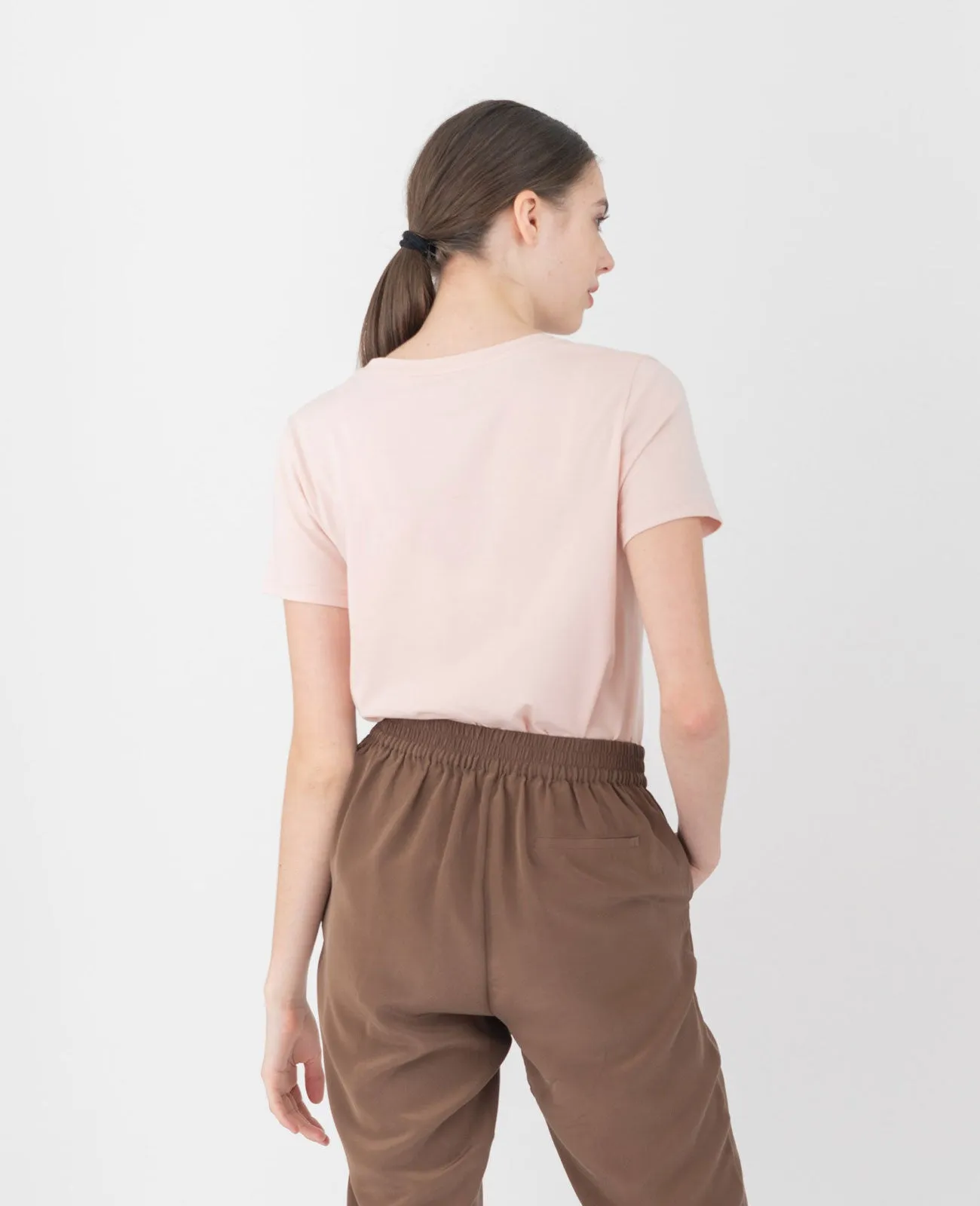 Organic Pima Cotton V-Neck Tee