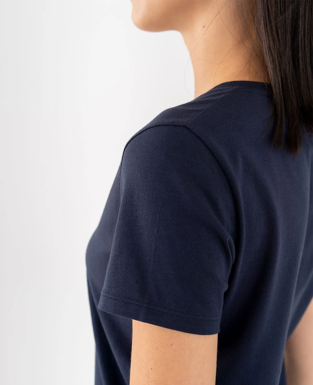 Organic Pima Cotton V-Neck Tee