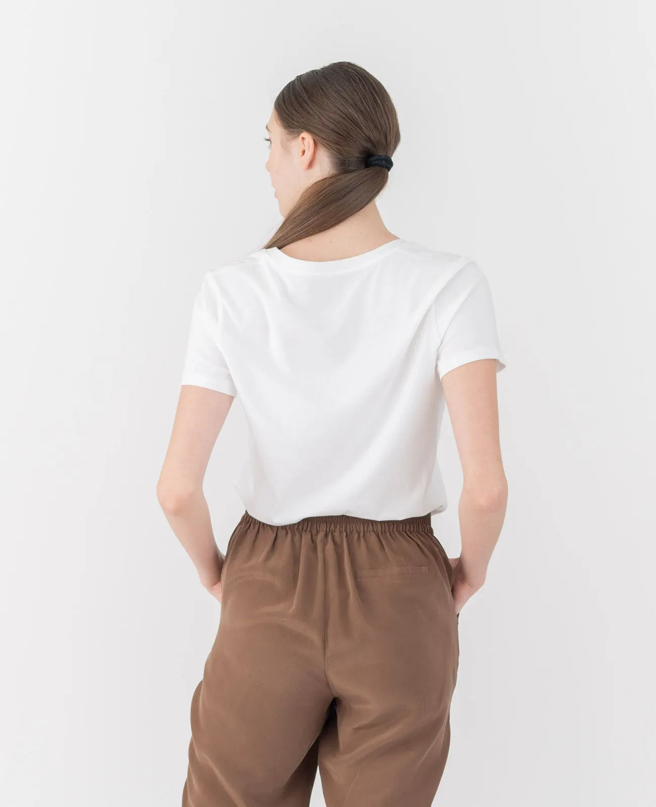 Organic Pima Cotton V-Neck Tee