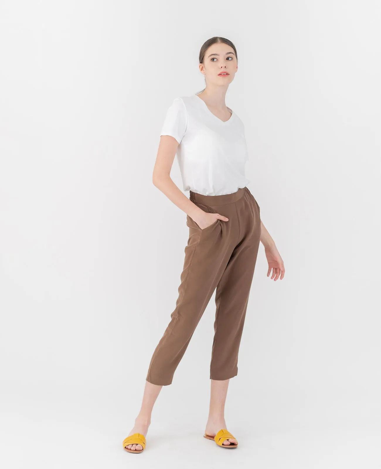 Organic Pima Cotton V-Neck Tee