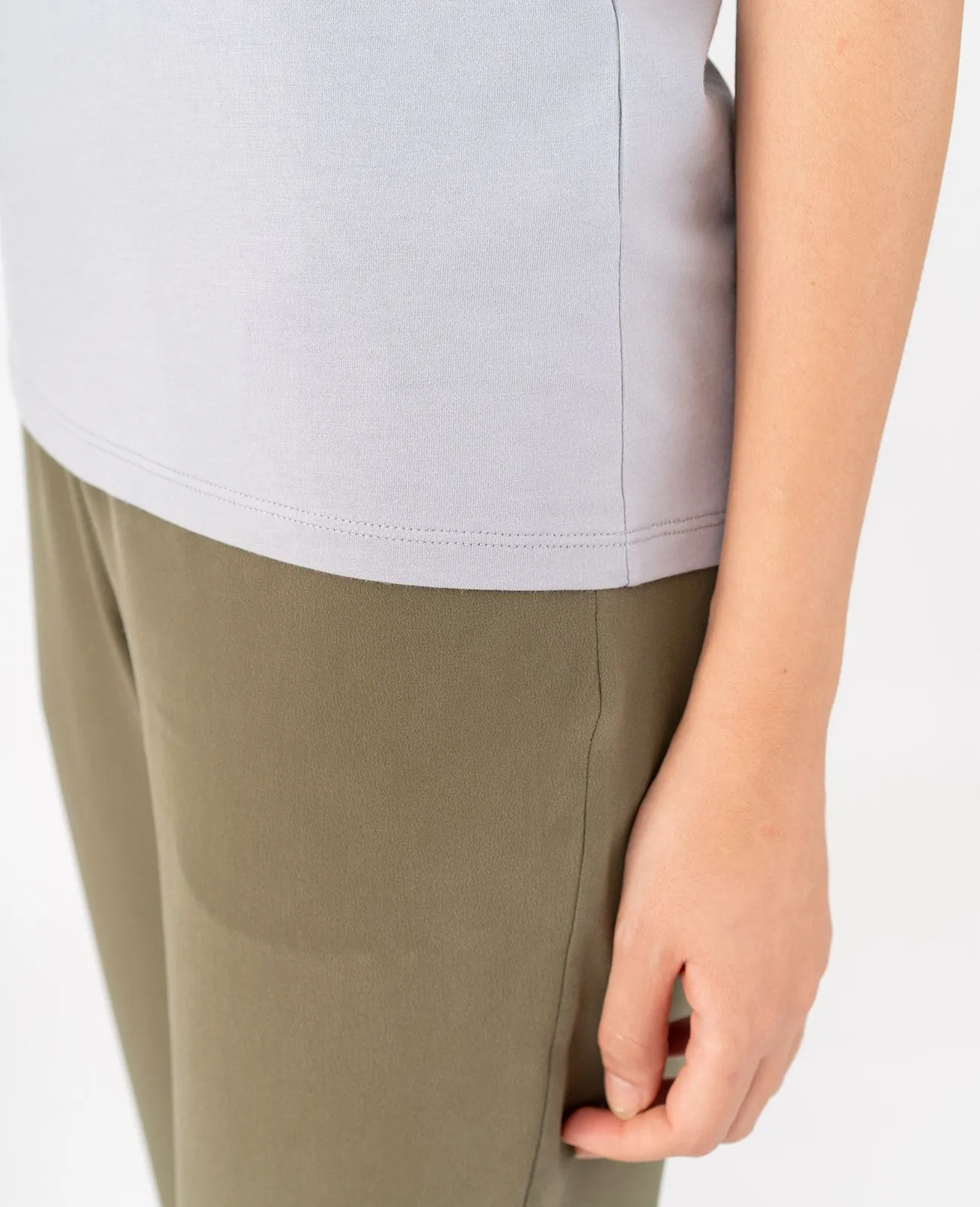 Organic Pima Cotton V-Neck Tee