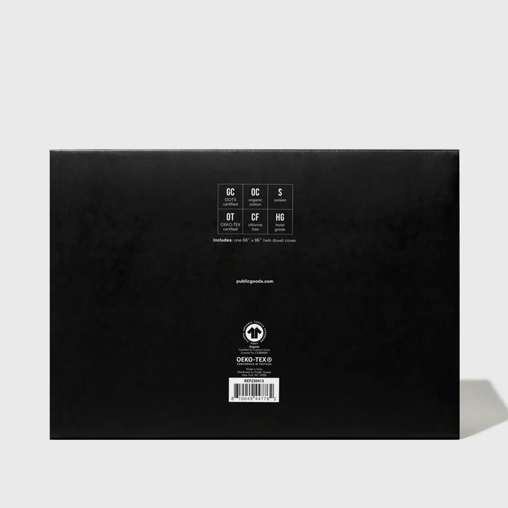 Organic Twin Duvet Cover