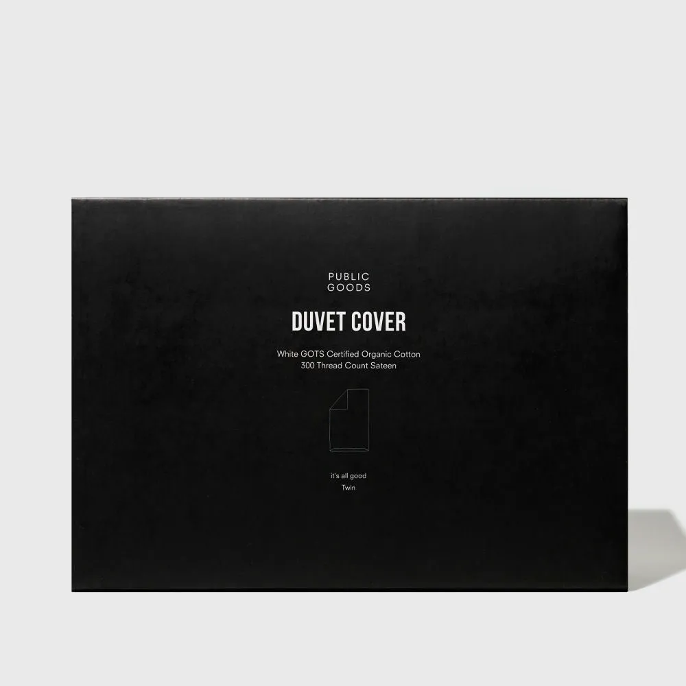 Organic Twin Duvet Cover