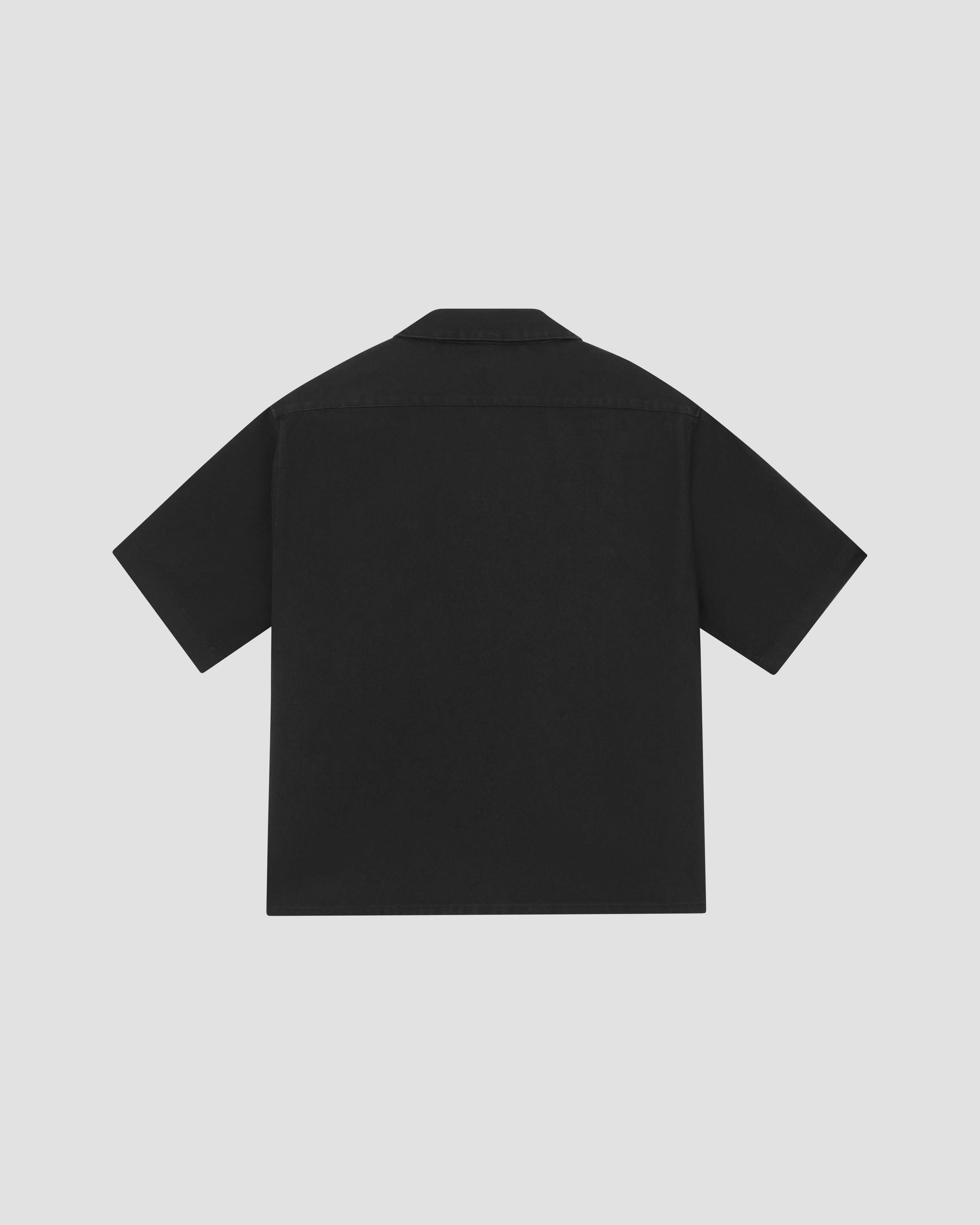 PACC16B003~NO BULLYING SS ZIP SHIRT - BLACK
