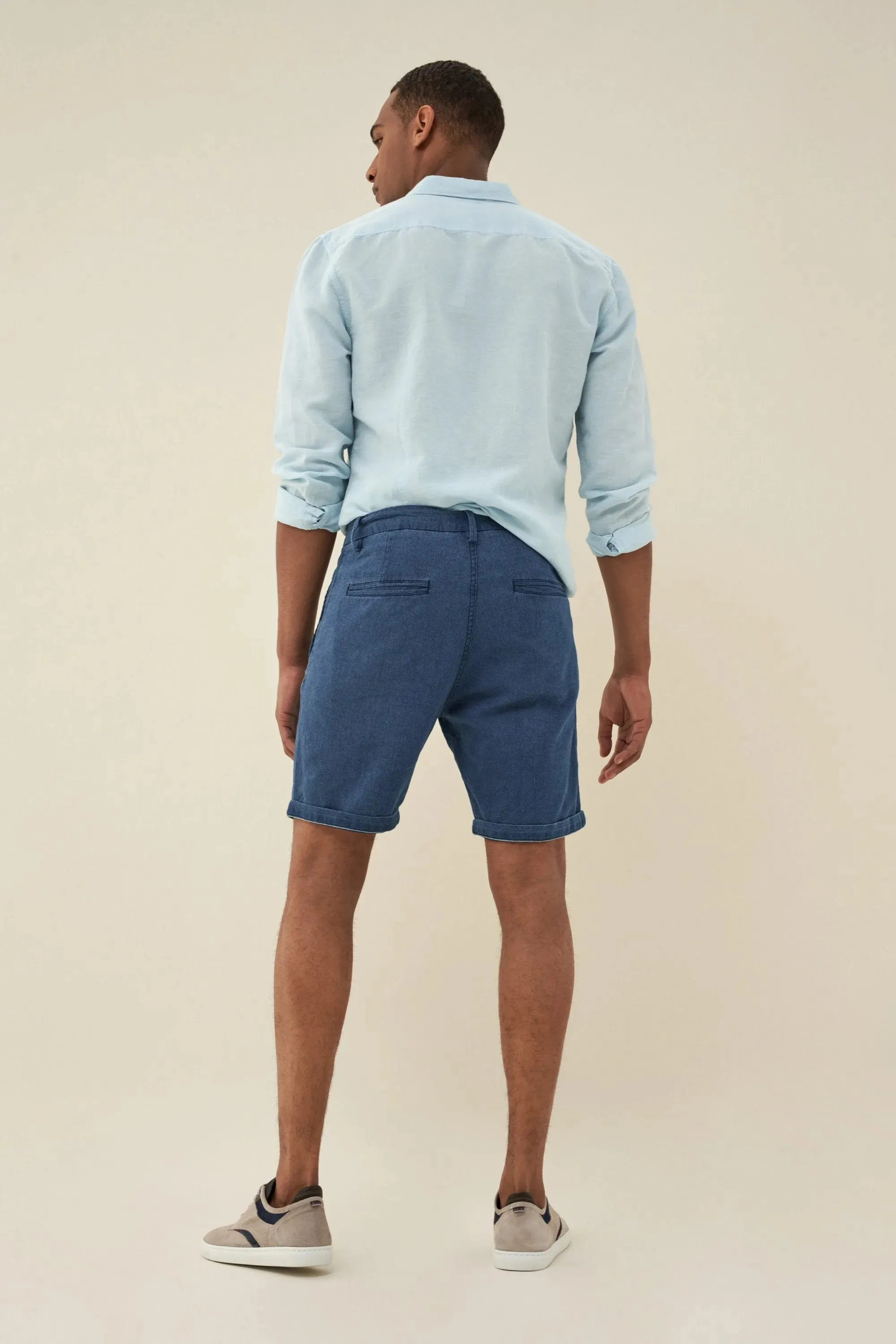 PANTALÓN CORTO BRANDON LOOSE DE ALGODÓN