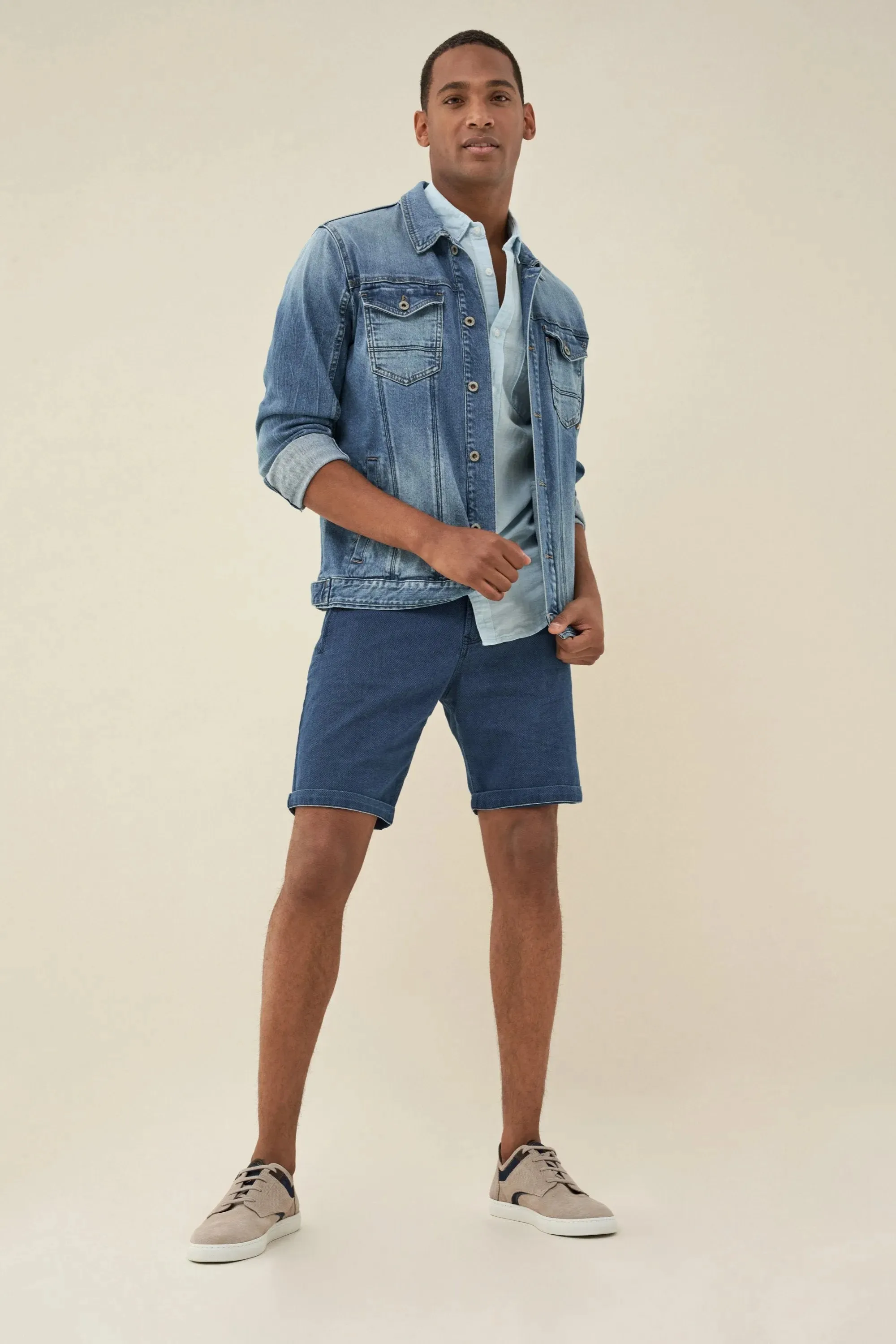 PANTALÓN CORTO BRANDON LOOSE DE ALGODÓN