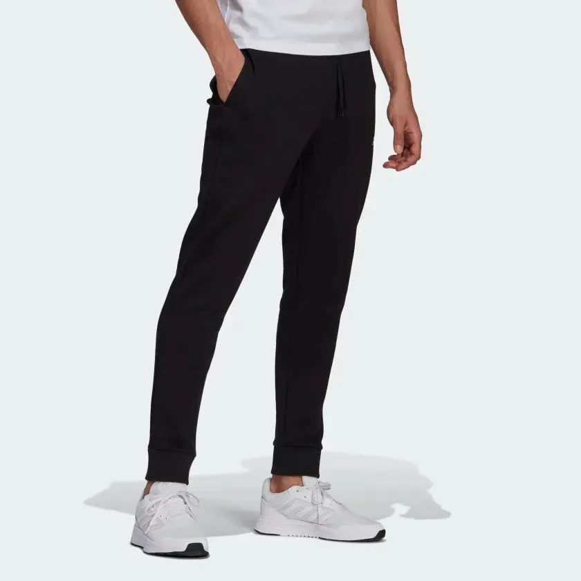 PANTALONE UOMO ADIDAS PANTA TUTA JOGGERS NERO ESSENTIALS FLEECE REGULAR FIT