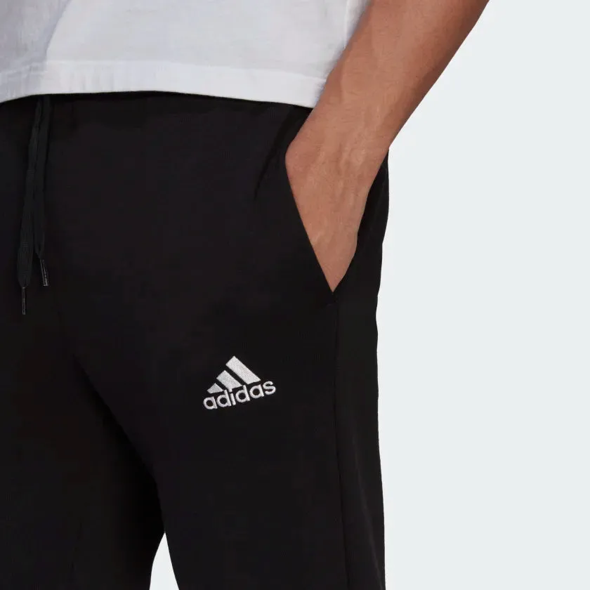 PANTALONE UOMO ADIDAS PANTA TUTA JOGGERS NERO ESSENTIALS FLEECE REGULAR FIT