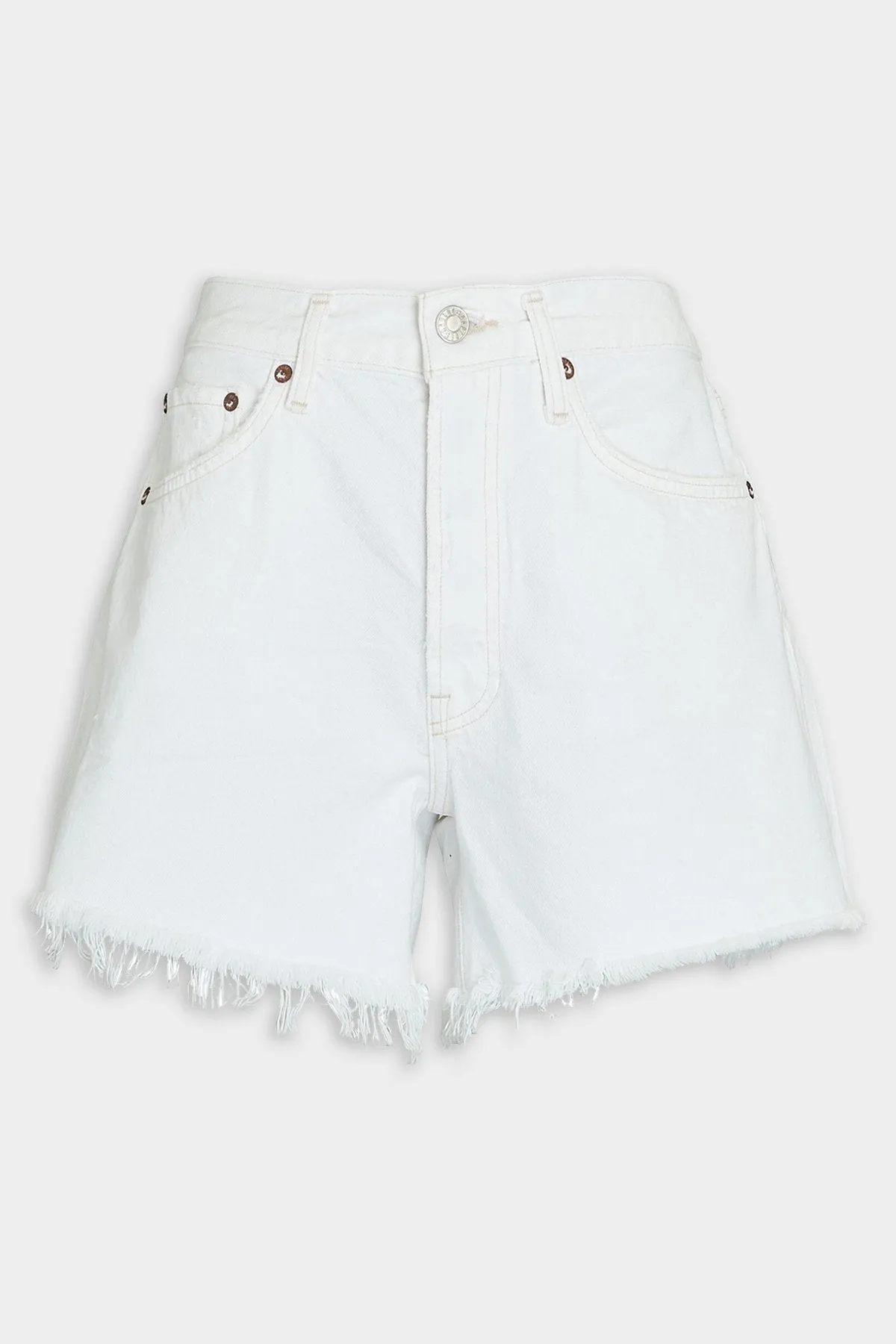 Parker Long Loose Fit Vintage Short in Panna Cotta