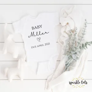 Personalised Baby Grow