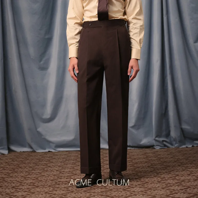 Pleated Wool Trousers