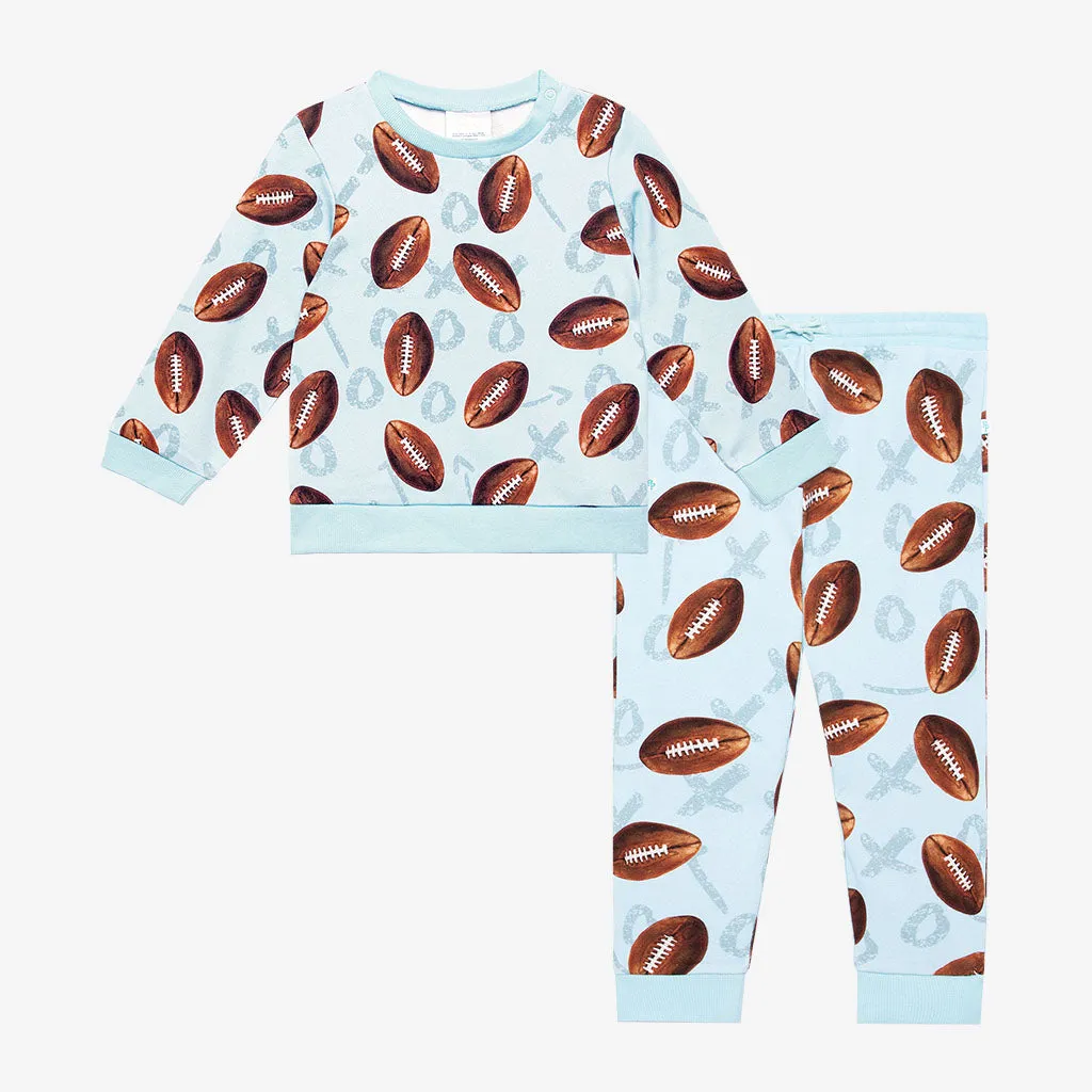 Posh Peanut Field Day L/S Sweatshirt & Jogger Set