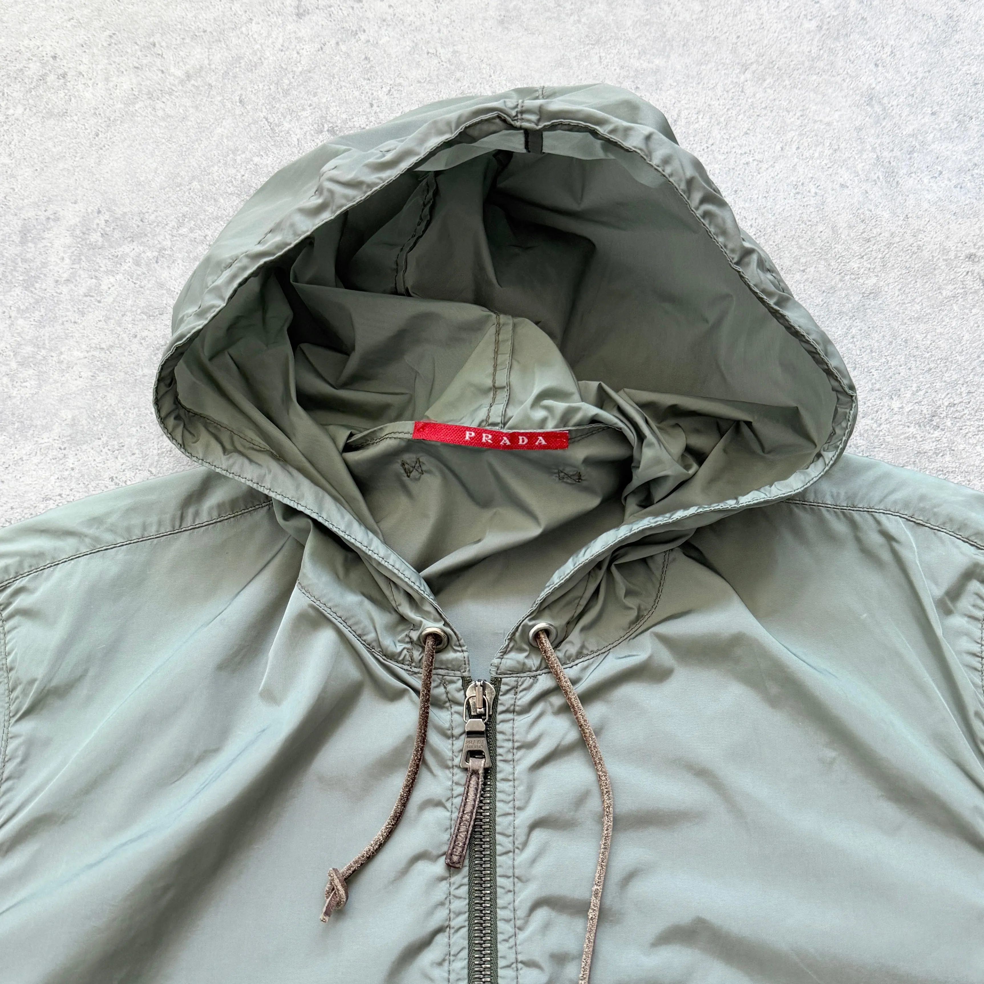 Prada Sport RARE 2000s technical lightweight spellout jacket (S)